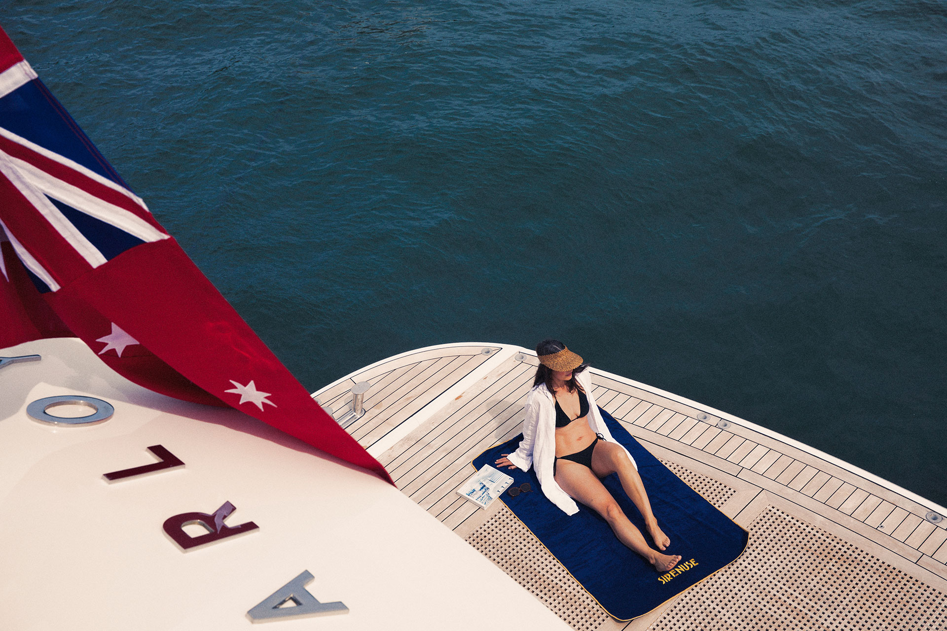 Relaxing on Sirenuse Sydney Super Yacht Charter