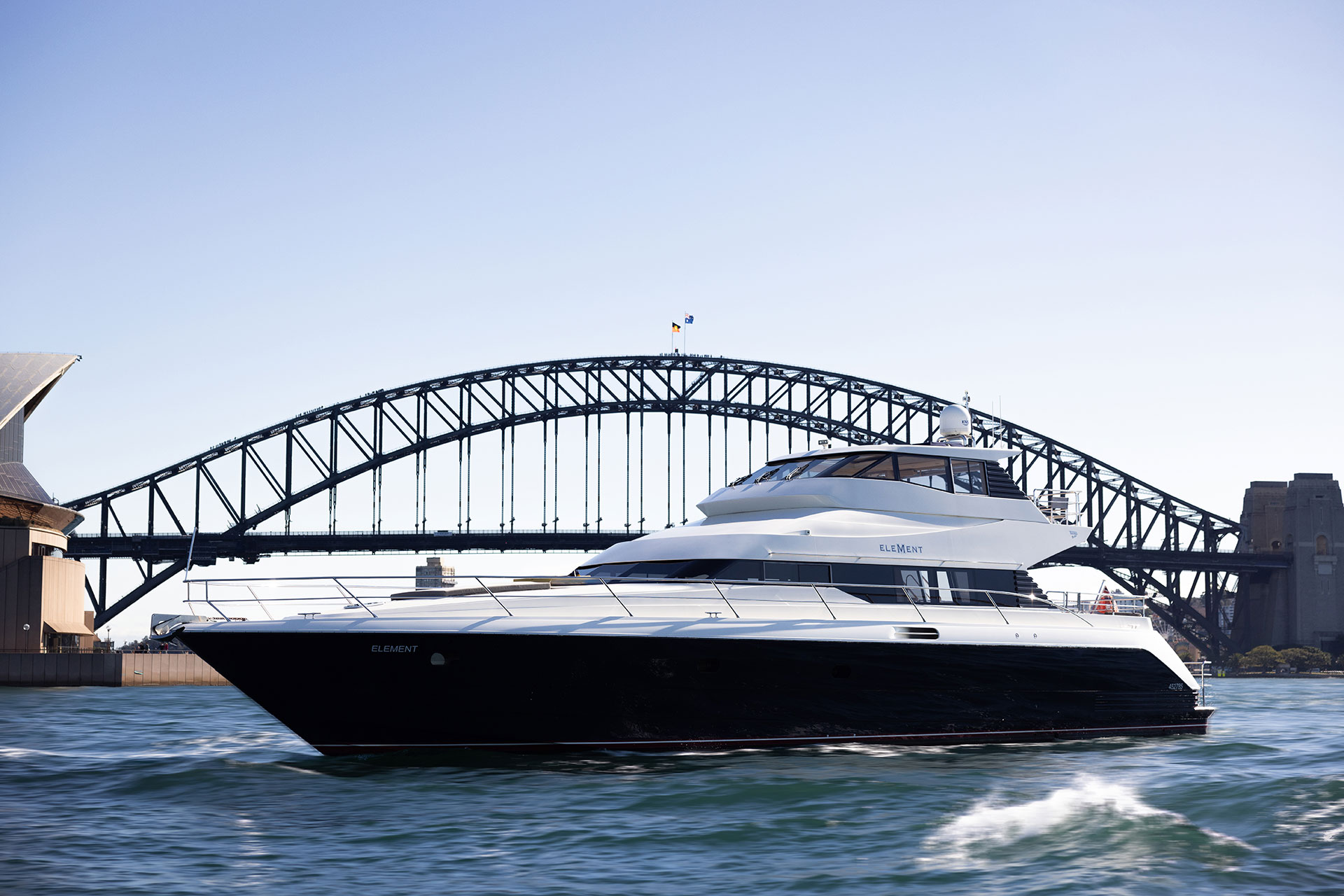 Element Yacht At Sydney Harbour Bridge