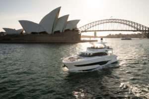Topaz Yacht In Sydney Harbour